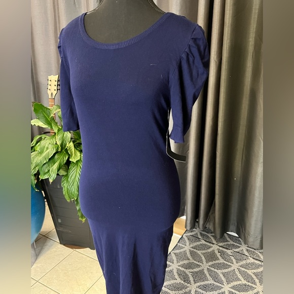 Guilty Royal Blue dress size M - Picture 3 of 4